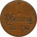 Freie Stadt Danzig 1 Pfennig 1926*