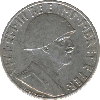 Albanien 1 Lek 1939 R Vittorio Emanuele III.*