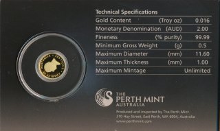 Australien 2025 - 2 A$ - Knguruh Gold