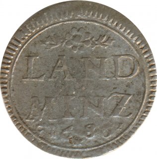 Bayern 2 1/2 Kreuzer 1686 CS Maximilian II. Emanuel Silber*