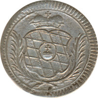 Bayern 2 1/2 Kreuzer 1686 CS Maximilian II. Emanuel Silber*
