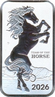 Australien 2026 Silberbarren Jahr des Pferds - 1 Oz Silber