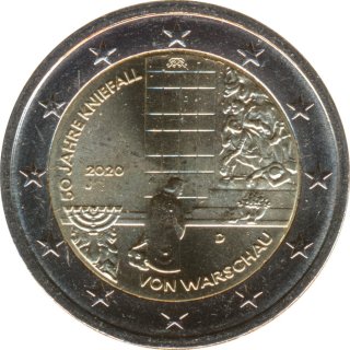 Deutschland 2 Euro 2020 - Kniefall ( J )*