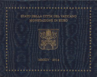 Vatikan KMS 2014 Franziskus verpackt im Folder*