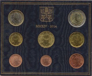 Vatikan KMS 2014 Franziskus verpackt im Folder*