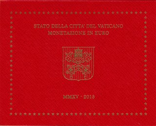 Vatikan KMS 2015 Franziskus verpackt im Folder*