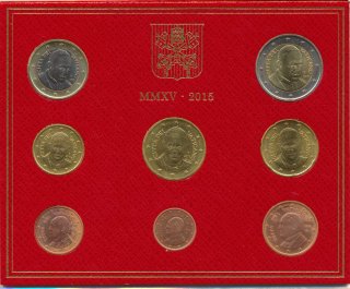 Vatikan KMS 2015 Franziskus verpackt im Folder*