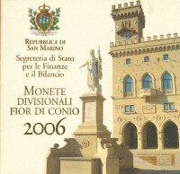 San Marino KMS 2006 stgl. in Folder mit Silber*