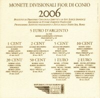 San Marino KMS 2006 stgl. in Folder mit Silber*
