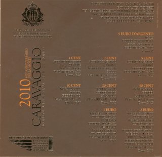 San Marino KMS 2010 stgl. in Folder mit Silber*