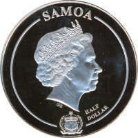 Samoa 1/2 Dollar 2020 PP Harry Potter - Draco Malfoy in...