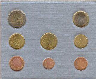 Vatikan KMS 2003 Johannes Paul II verpackt im Folder*