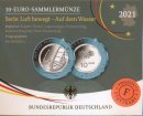 BRD 10 Euro 2021 - Wasser Spiegelglanz F im Blister*