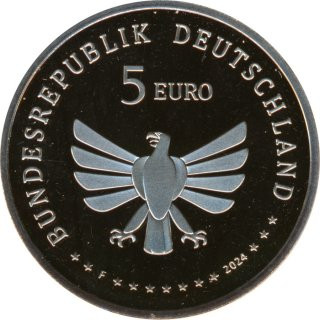 Deutschland 5 Euro 2024 F Hainschwebfliege PL*