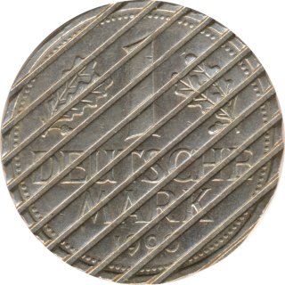 BRD 1 DM 1990 G Bundesadler J.385 entwertet*