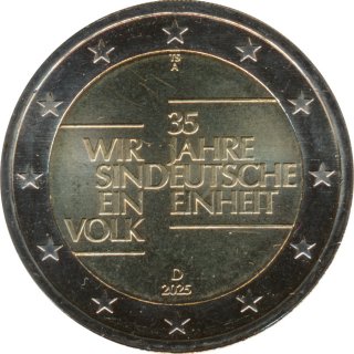 Deutschland 2 Euro 2025 - Einheit - A*