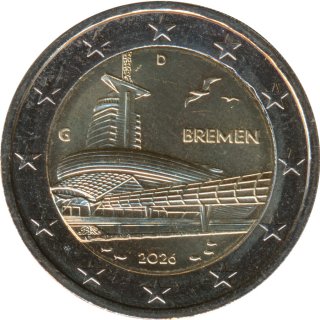 Deutschland 2 Euro 2026 - Bremen - G*