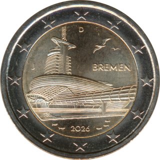 Deutschland 2 Euro 2026 - Konrad Adenauer - J*