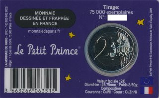 Frankreich 2 Euro 2026 - Der kleine Prinz - Wolke