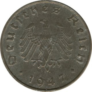 Alliierte Besatzung 10 Pfennig 1947 A Jaeger Nr 375*