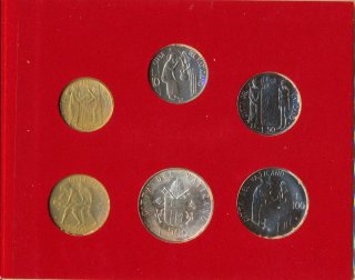 Vatikan KMS 1981 Johannes Paul II verpackt in M�nzkarte Silber*