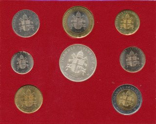 Vatikan KMS 2001 Johannes Paul II verpackt in M�nzkarte Silber*