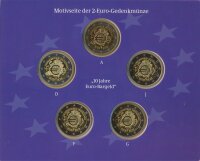 Deutschland 2 Euro 2012 - Einf&uuml;hrung Euro-Bargeld ( A-J ) PL im Blister*