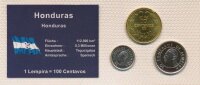 Honduras Kursm&uuml;nzenset stgl. verschweisst in Folie*