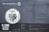 Neu Seeland 2009 Silber - Kiwi st in Coin Card*