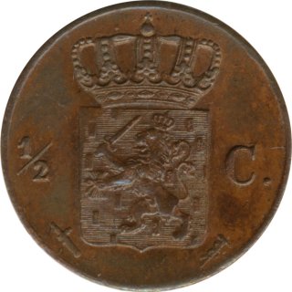 Niederlande 1/2 Cent 1869 Willem III*