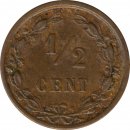 Niederlande 1/2 Cent 1894 Wilhelmina*
