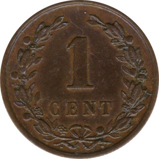 Niederlande 1 Cent 1878 Willem III*