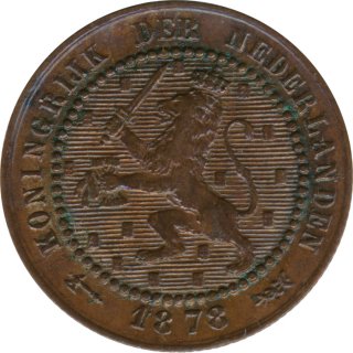 Niederlande 1 Cent 1878 Willem III*