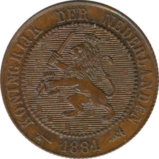 Niederlande  2 1/2 Cent 1881 Willem III*