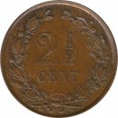 Niederlande  2 1/2 Cent 1881 Willem III*