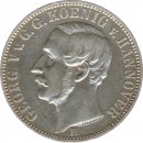 Hannover 1/6 Taler 1859 Georg V Silber*