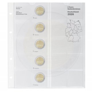 Lindner Nachtragsblatt 2 Euro 2026, Bremen
