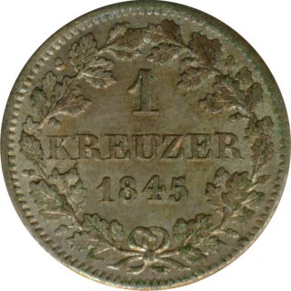 Bayern 1 Kreuzer 1845 Ludwig I*