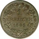 Bayern 1 Kreuzer 1845 Ludwig I*