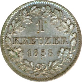 Bayern 1 Kreuzer 1858 Maximillian II*