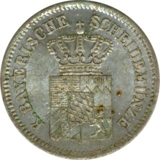 Bayern 1 Kreuzer 1858 Maximillian II*