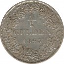 Bayern 1/2 Gulden 1845 Ludwig I. Silber*
