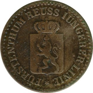 Reuss j�ngere Linie 1 Silbergroschen 1850 A Heinrich LXVII