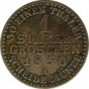Reuss j�ngere Linie 1 Silbergroschen 1850 A Heinrich LXVII