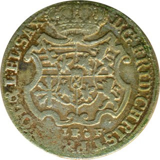 Sachsen 1/12 Taler 1763 Friedrich Christian Silber*