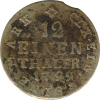 Sachsen 1/12 Taler 1799 Friedrich August III als Kurf&uuml;rst Silber*