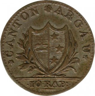 Schweiz 1 Batzen 1811 Kanton Aargau*
