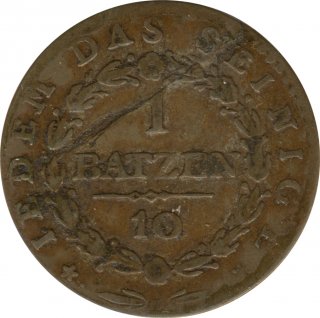 Schweiz 1 Batzen 1808 Kanton Appenzell*