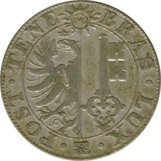 Schweiz 25 Centimes 1839 Kanton Genf Silber*