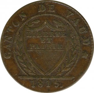 Schweiz 1 Batzen 1815 Kanton Waadt*